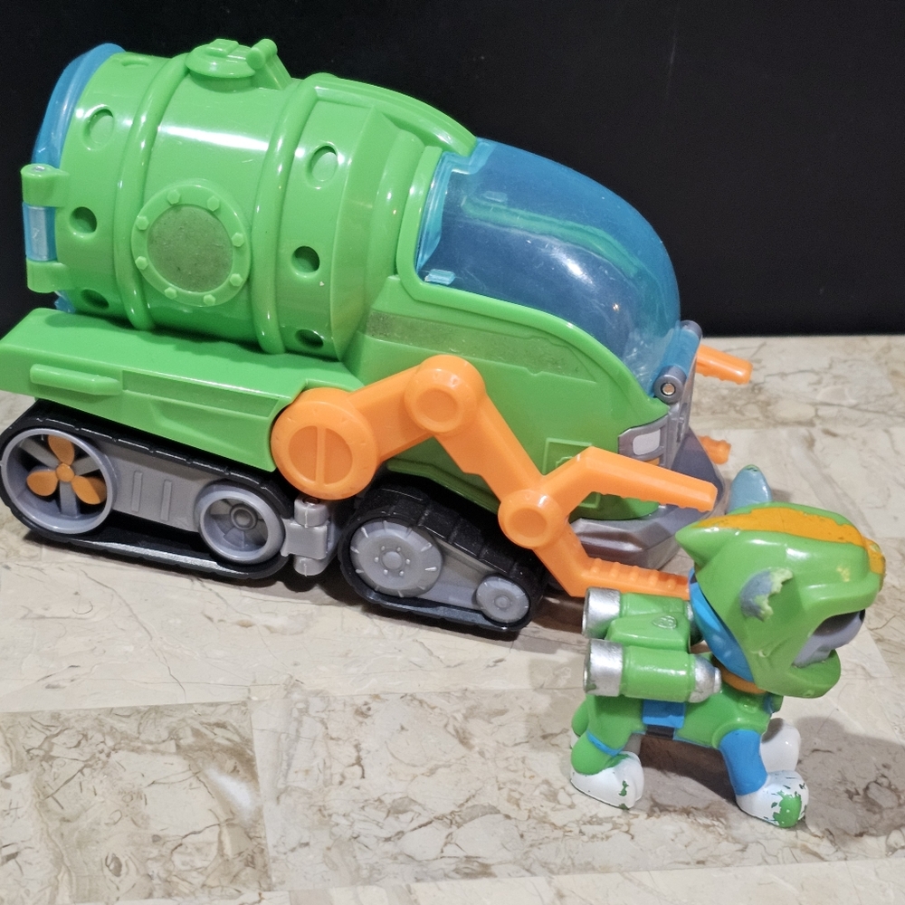 Paw Patrol ROCKY Sea Patrol Figure with Vehicle Toy Car Sub…